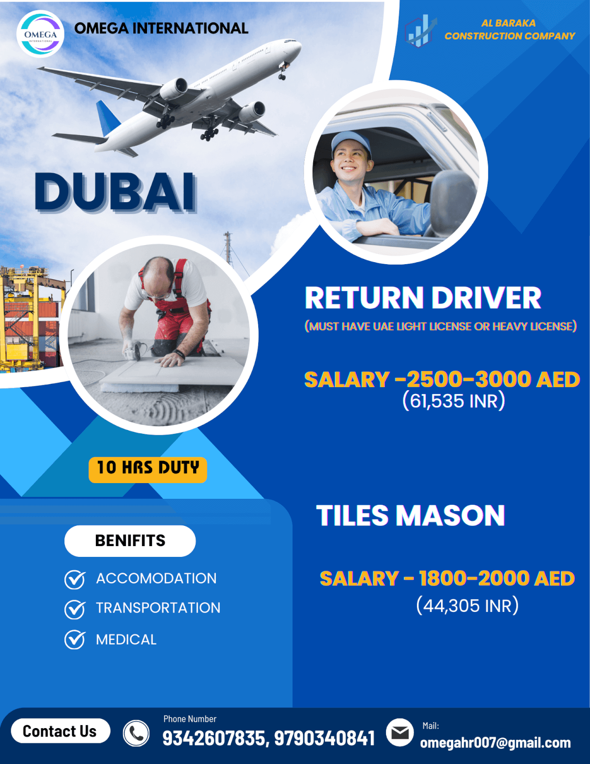 Requirement -DUBAI