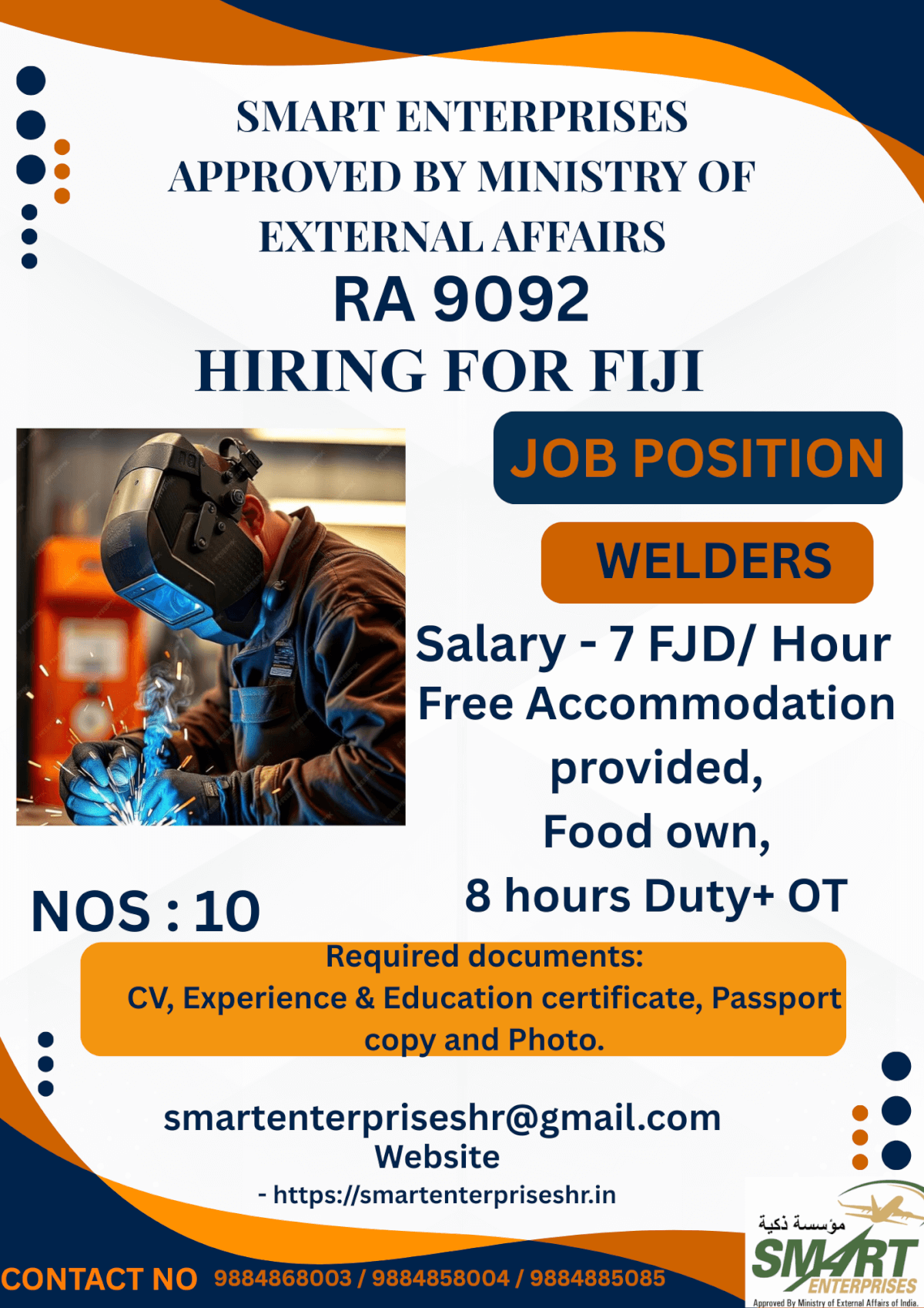 URGENT REQUIREMENT FOR FIJI