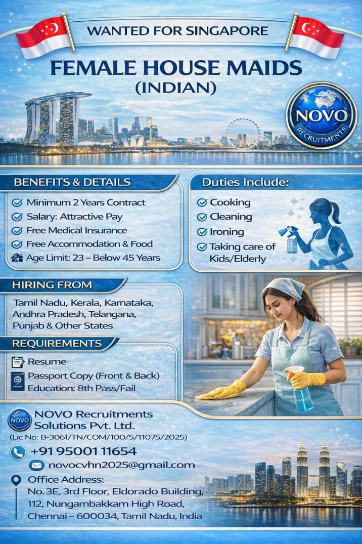 FEMALE HOUSE MAIDS (INDIAN) FEMALE HOUSE MAIDS (INDIAN)