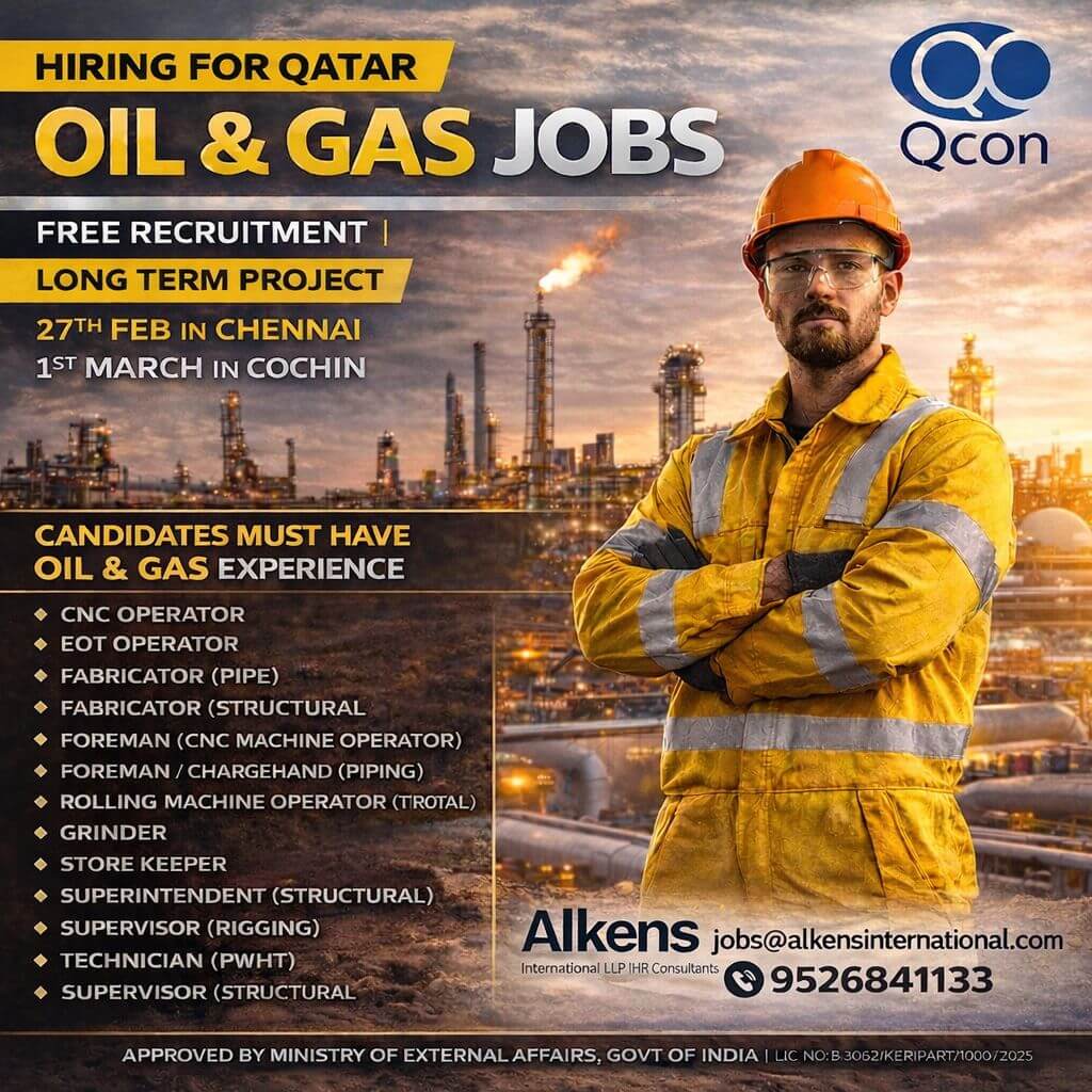 HIRING FOR QATAR