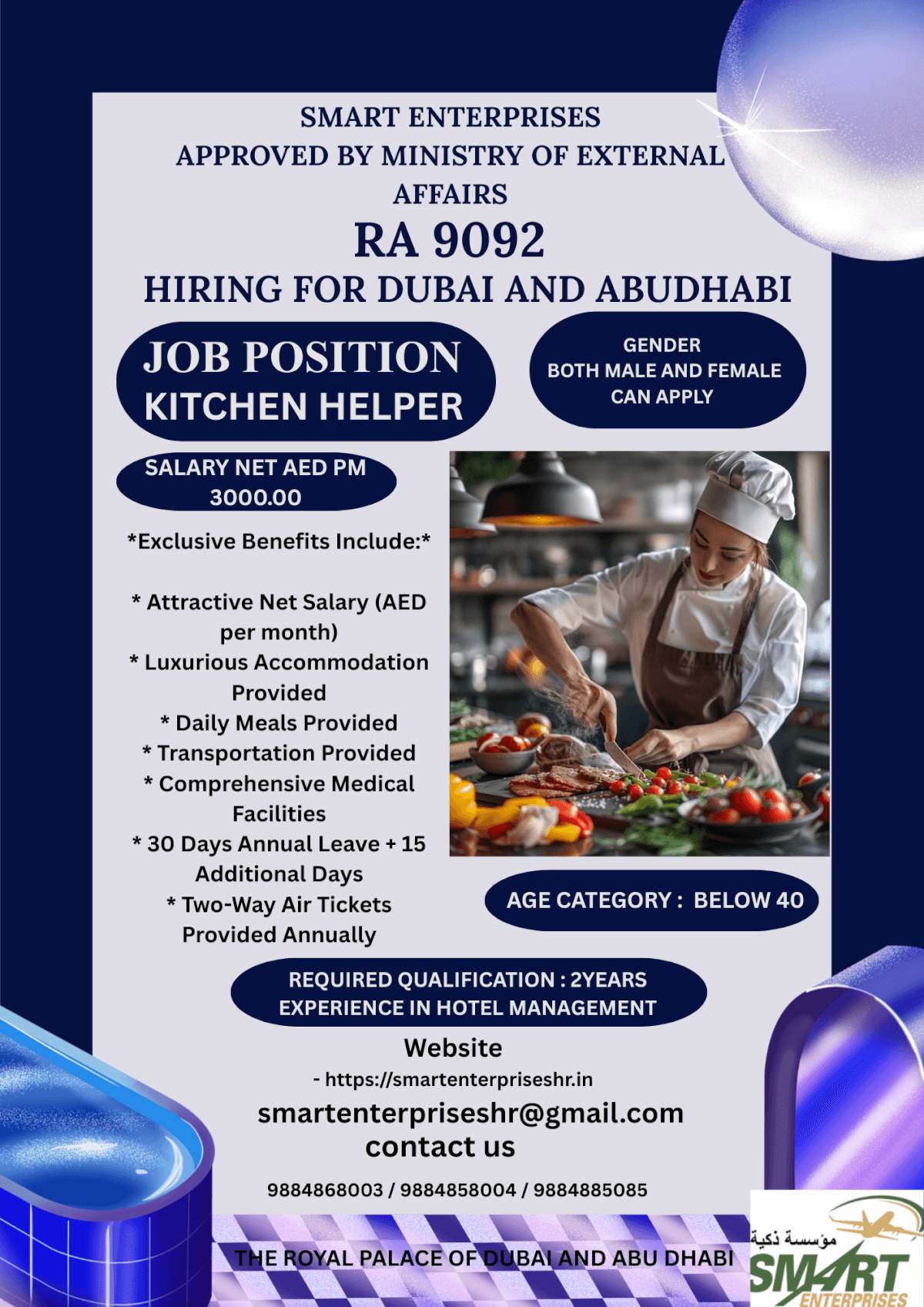 URGENT REQUIREMENT FOR DUBAI AND ABUDHABI URGENT REQUIREMENT FOR DUBAI AND ABUDHABI