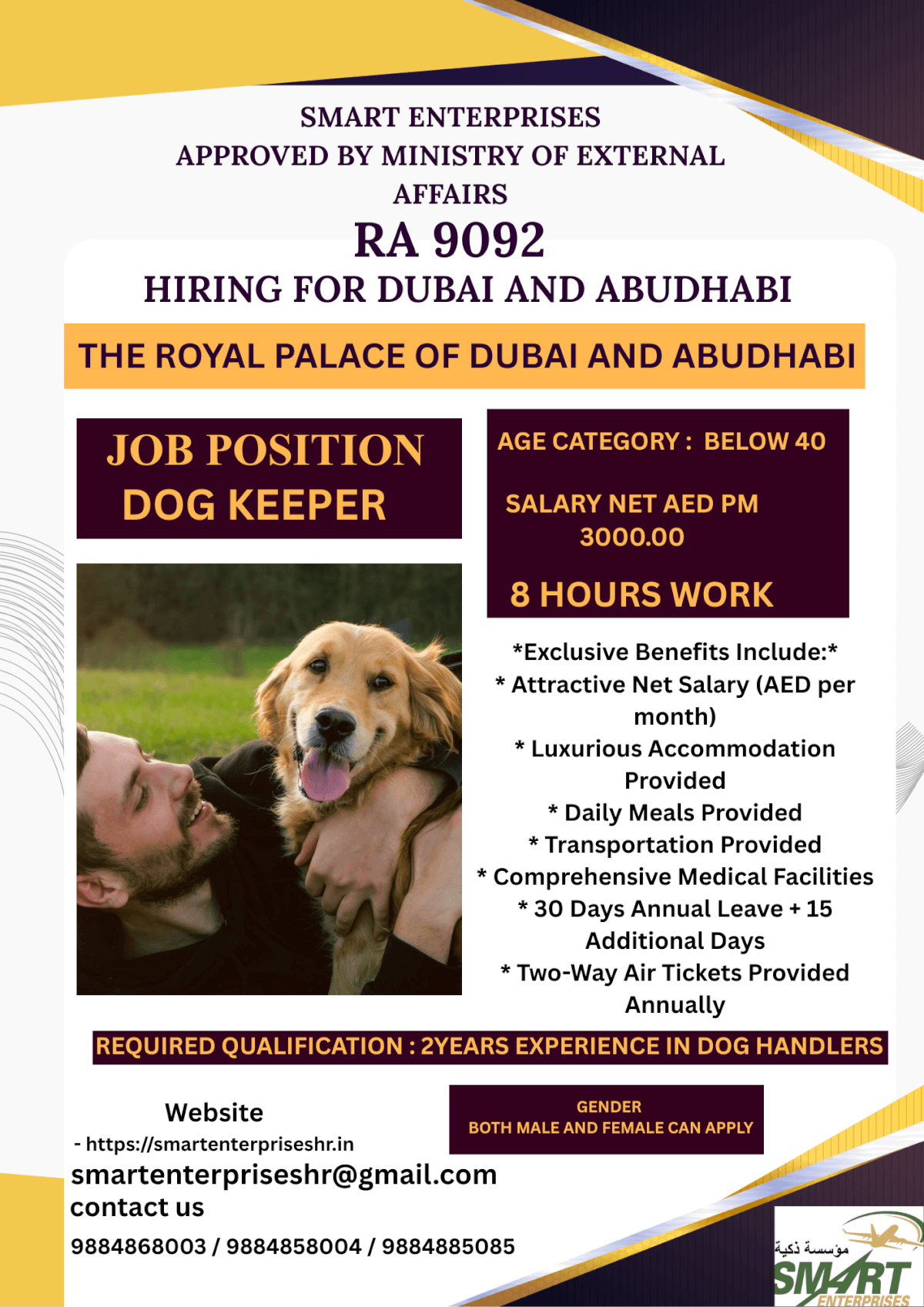 URGENT REQUIREMENT FOR DUBAI AND ABUDHABI URGENT REQUIREMENT FOR DUBAI AND ABUDHABI