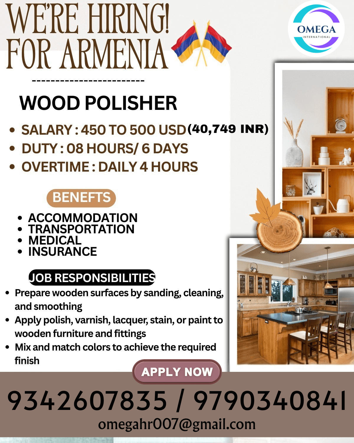 Hiring for Armenia