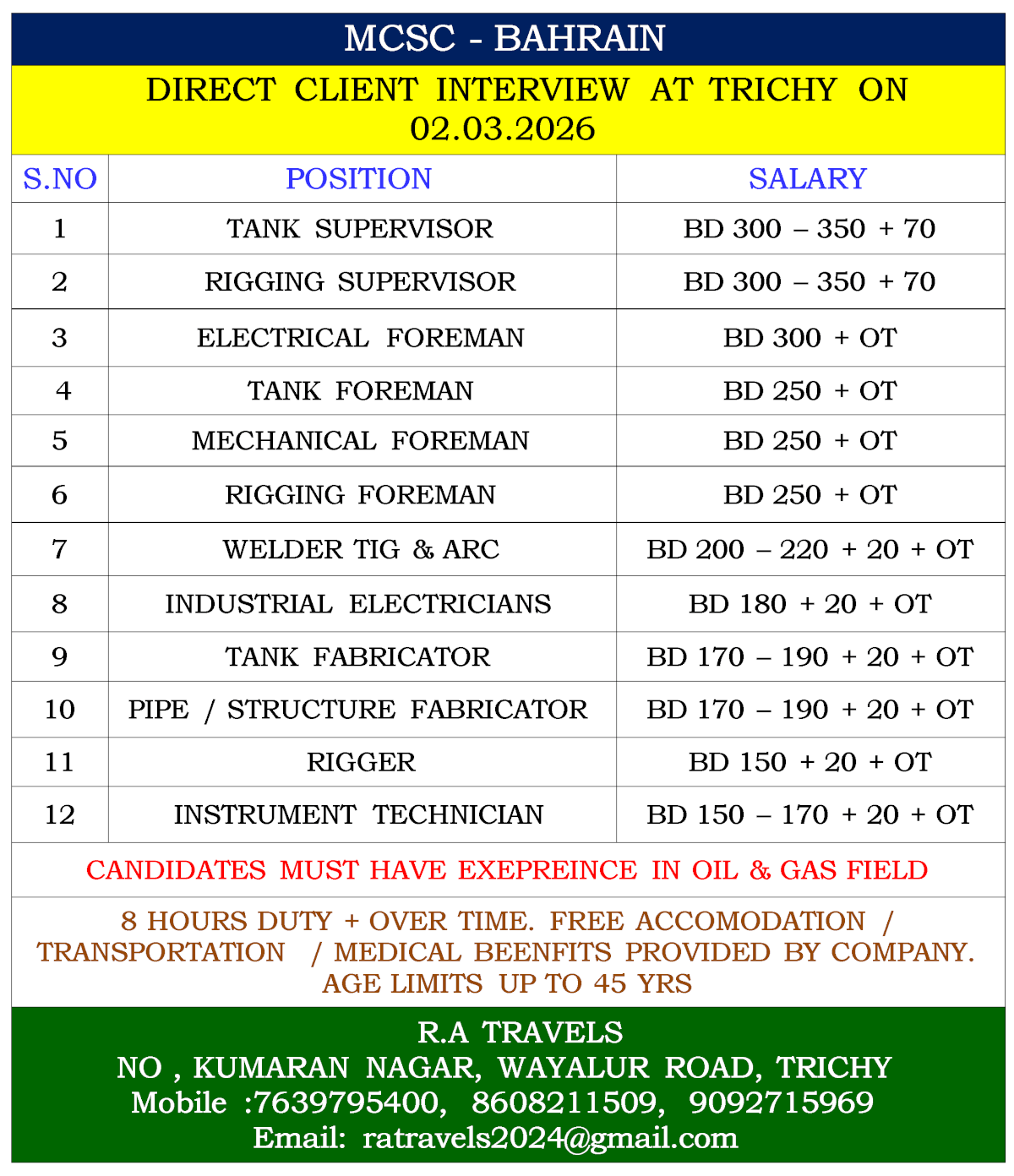 MCSC - BAHRAIN MCSC - BAHRAIN