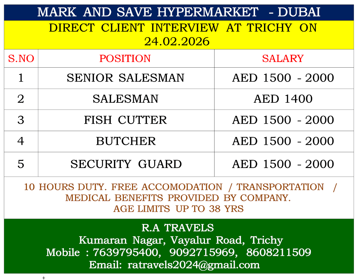 MARK AND SAVE HYPERMARKET - DUBAI MARK AND SAVE HYPERMARKET - DUBAI