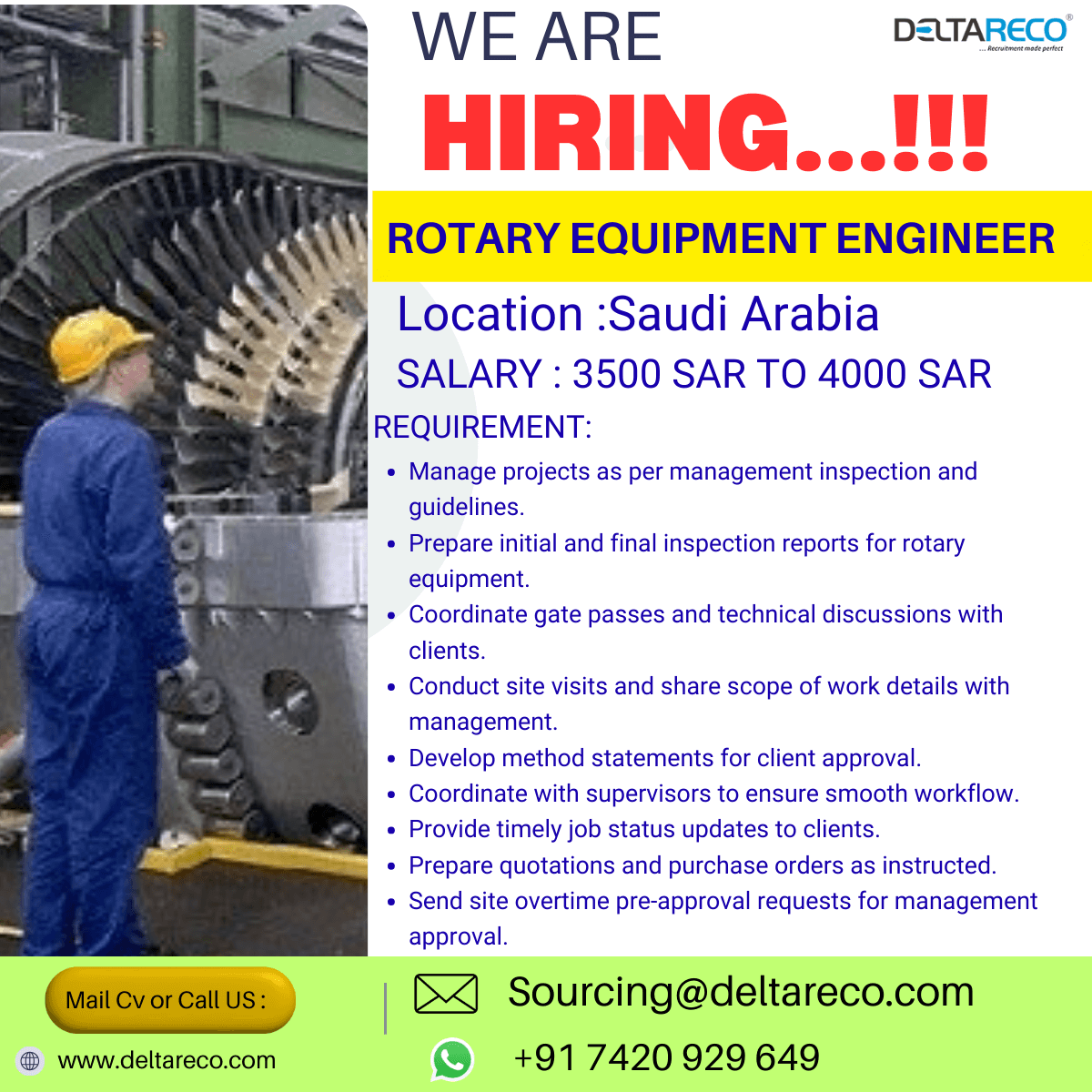 Maintenance Campaign Engineer for UAE