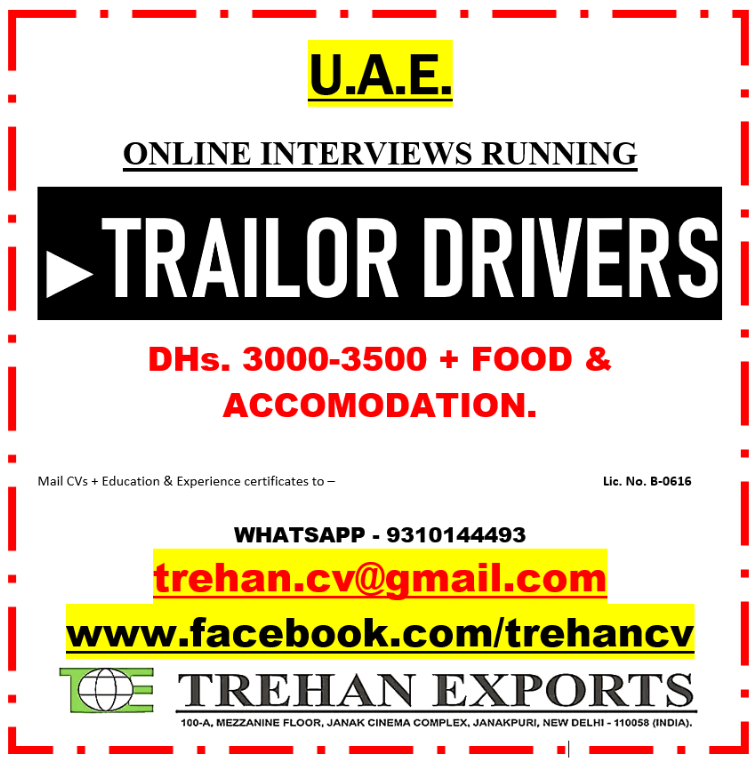 TRAILOR DRIVERS