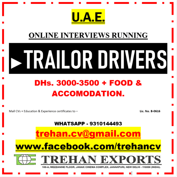 TRAILOR DRIVERS TRAILOR DRIVERS