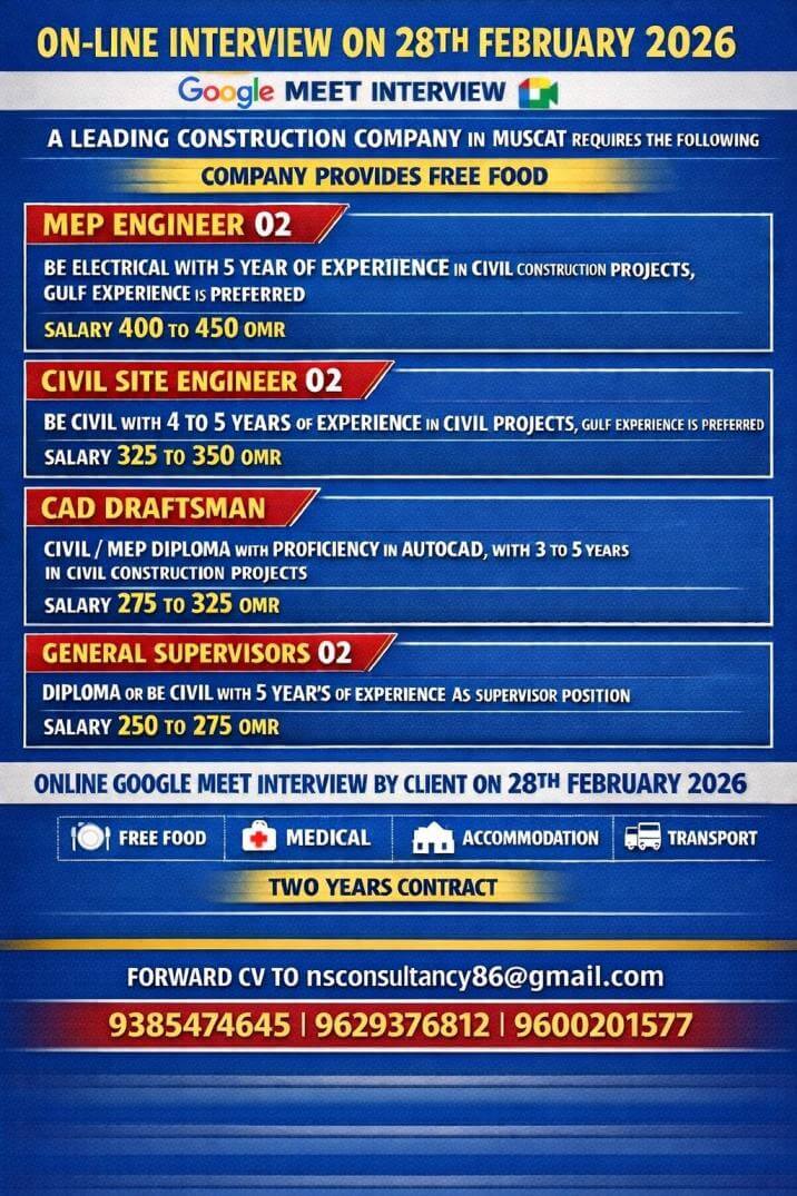 LEADING CONSTRUCTION COMPANY REQUIREMENT MUSKRAT