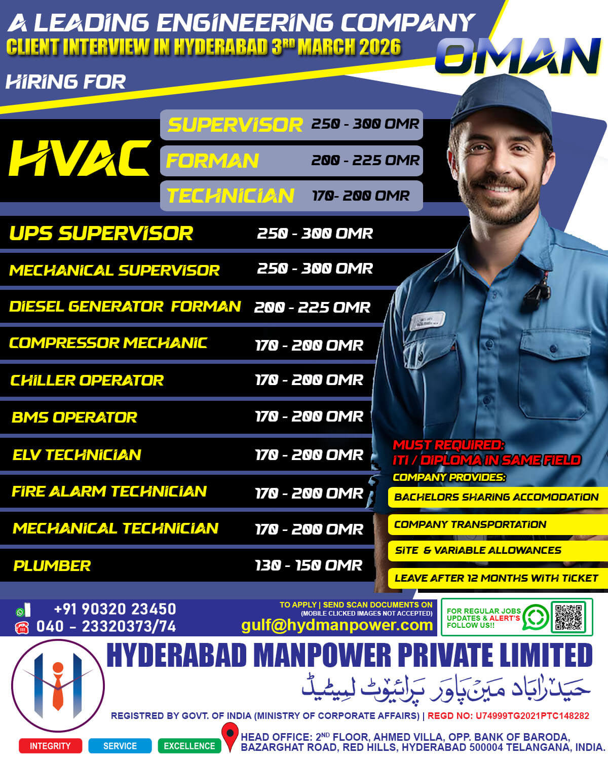 Hiring for Oman Hiring for Oman