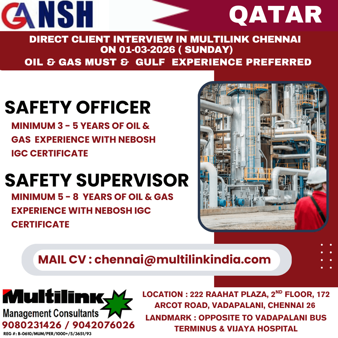 SAFETY OFFICER / SAFETY SUPERVISOR