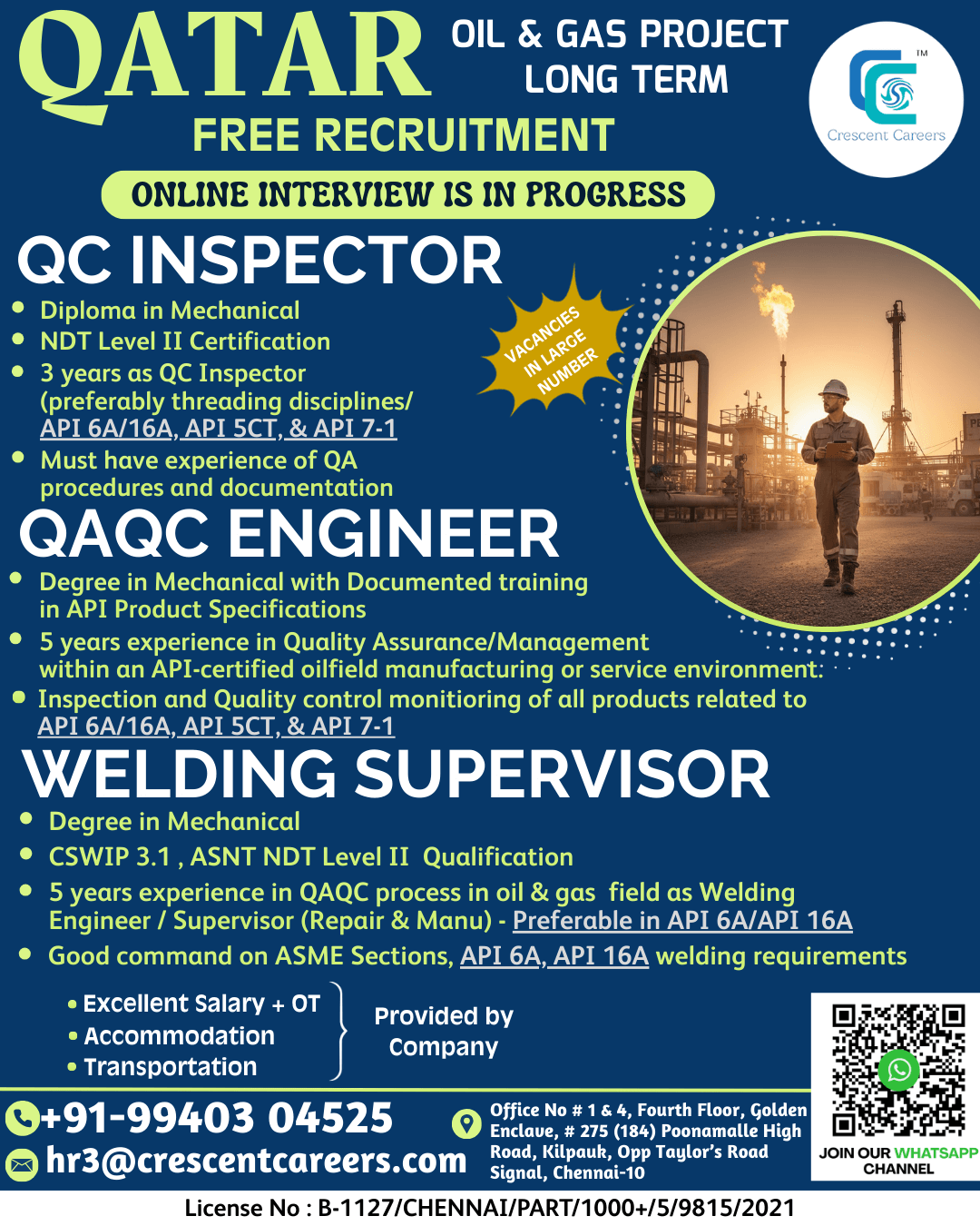 FREE RECRUITMENT FOR QATAR COUNTRY FREE RECRUITMENT FOR QATAR COUNTRY