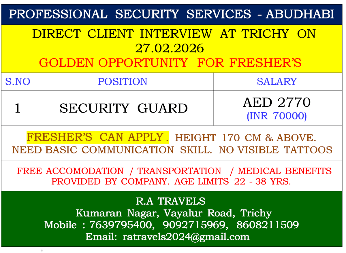 PROFESSIONAL SECURITY SERVICES - ABUDHABI