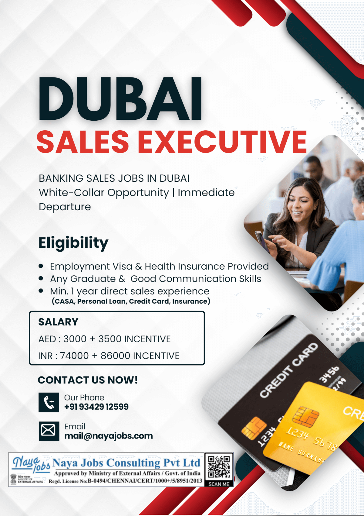 URGENT HIRING – SALES EXECUTIVE (BANKING SALES) URGENT HIRING – SALES EXECUTIVE (BANKING SALES)