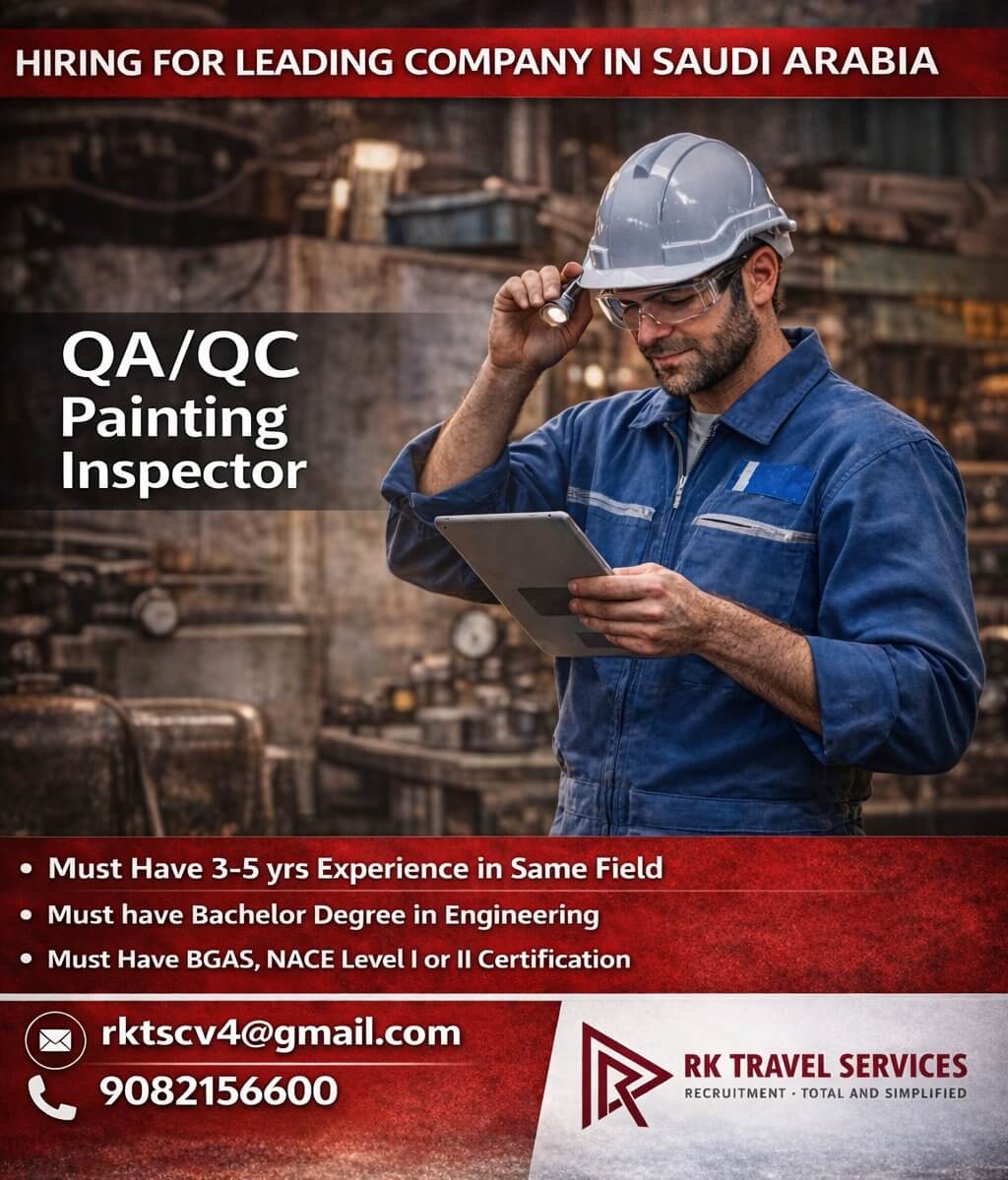 Hiring for leading company in Saudi Arabia Hiring for leading company in Saudi Arabia