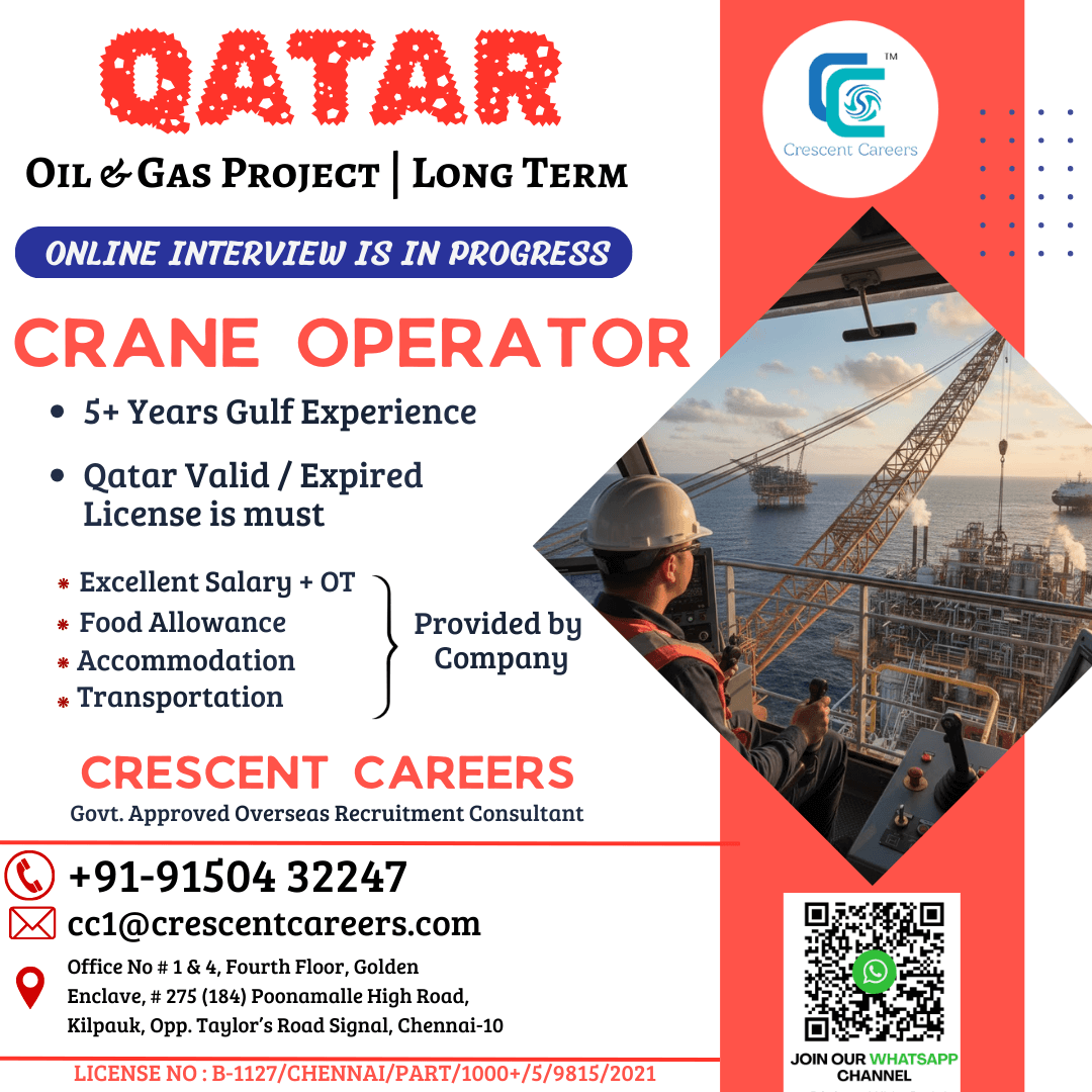 CRANE OPERATOR CRANE OPERATOR