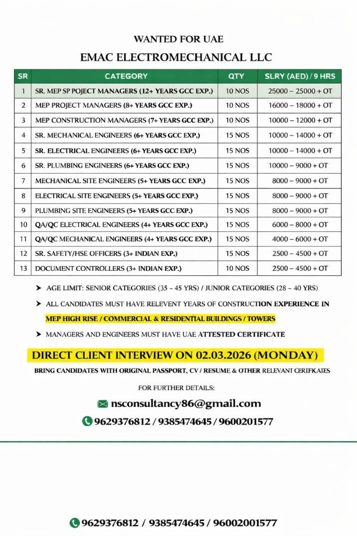 EMAC Electromechanical LLC UAE