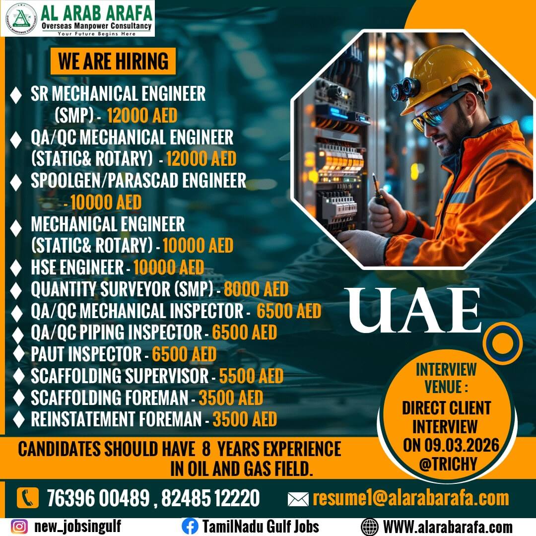 DIRECT CLIENT INTERVIEW ON 09.03.2026 @ TRICHY DIRECT CLIENT INTERVIEW ON 09.03.2026 @ TRICHY