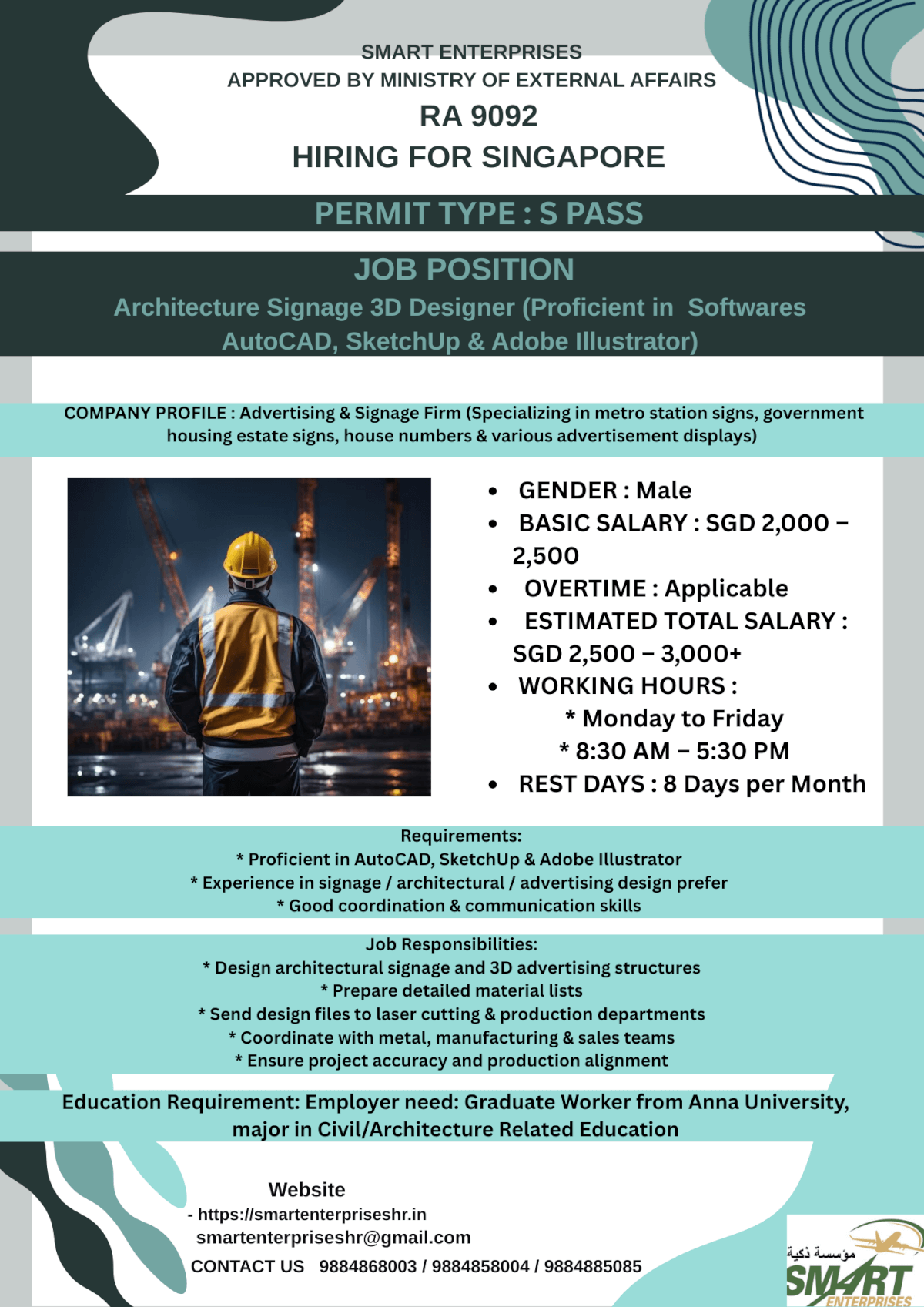 URGENT REQUIREMENT FOR SINGAPORE URGENT REQUIREMENT FOR SINGAPORE