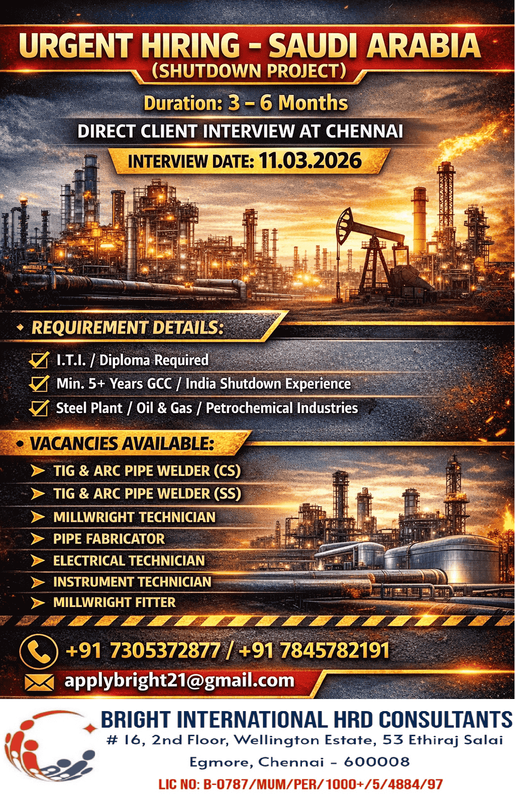 Shutdown Requirement (3-6 Months)