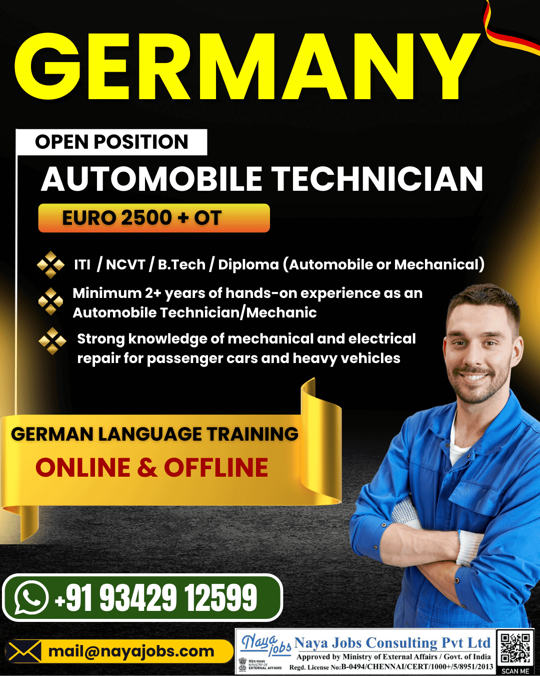 URGENT HIRING FOR GERMANY URGENT HIRING FOR GERMANY
