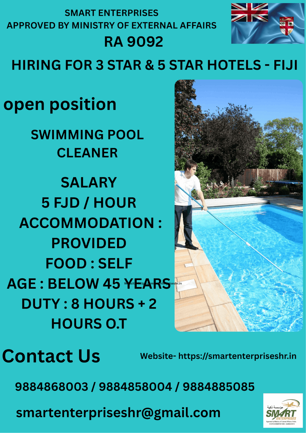 URGENT REQUIREMENT FOR FIJI