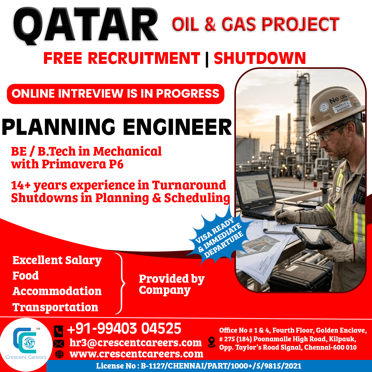 PLANNING ENGINEER PLANNING ENGINEER