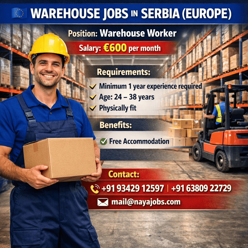 WAREHOUSE JOBS IN SERBIA (EUROPE)