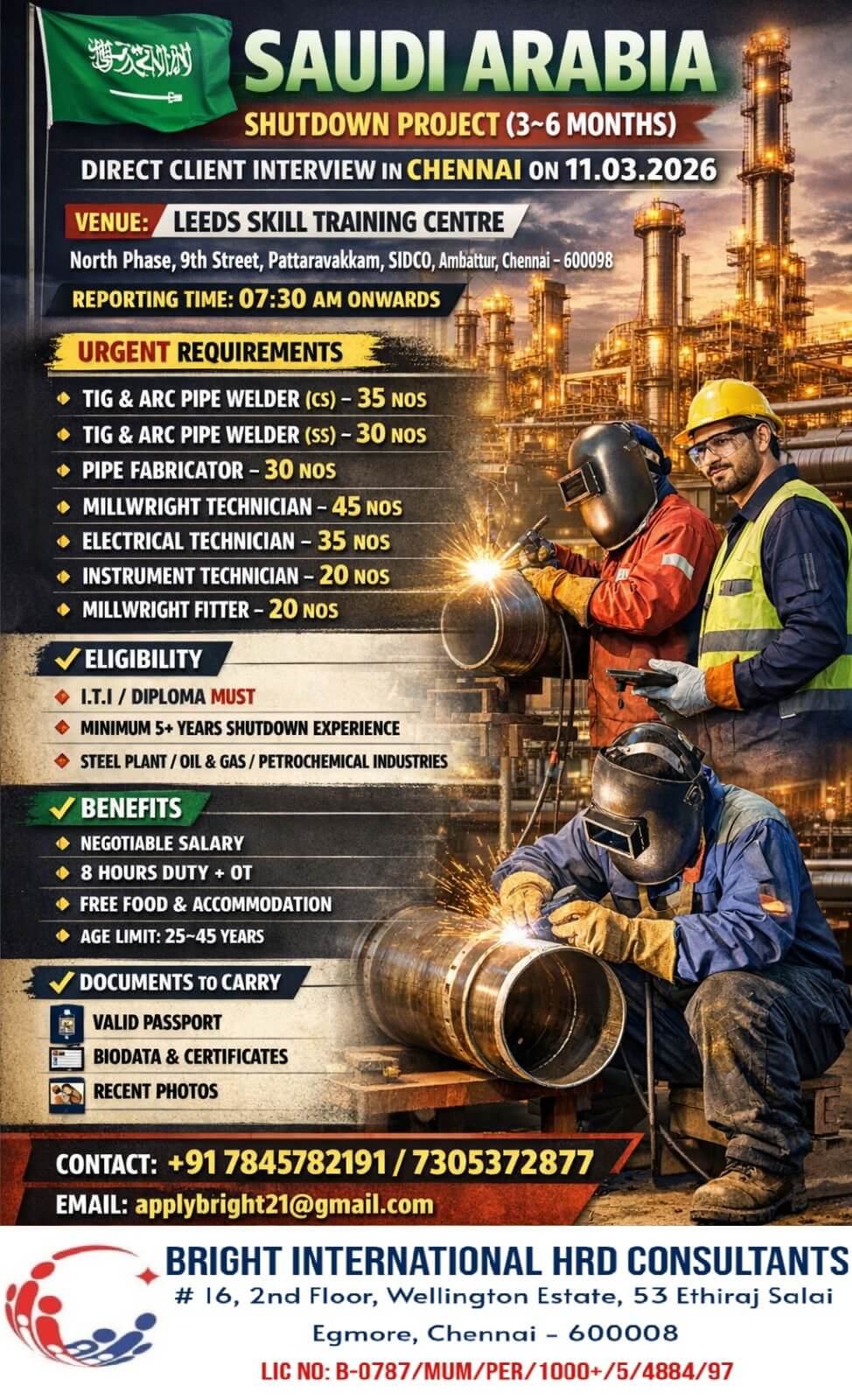 Shutdown Requirement (3-6 Months)