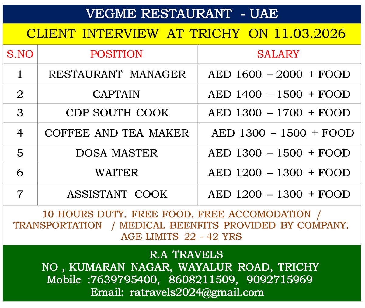 VEGME RESTAURANT - UAE