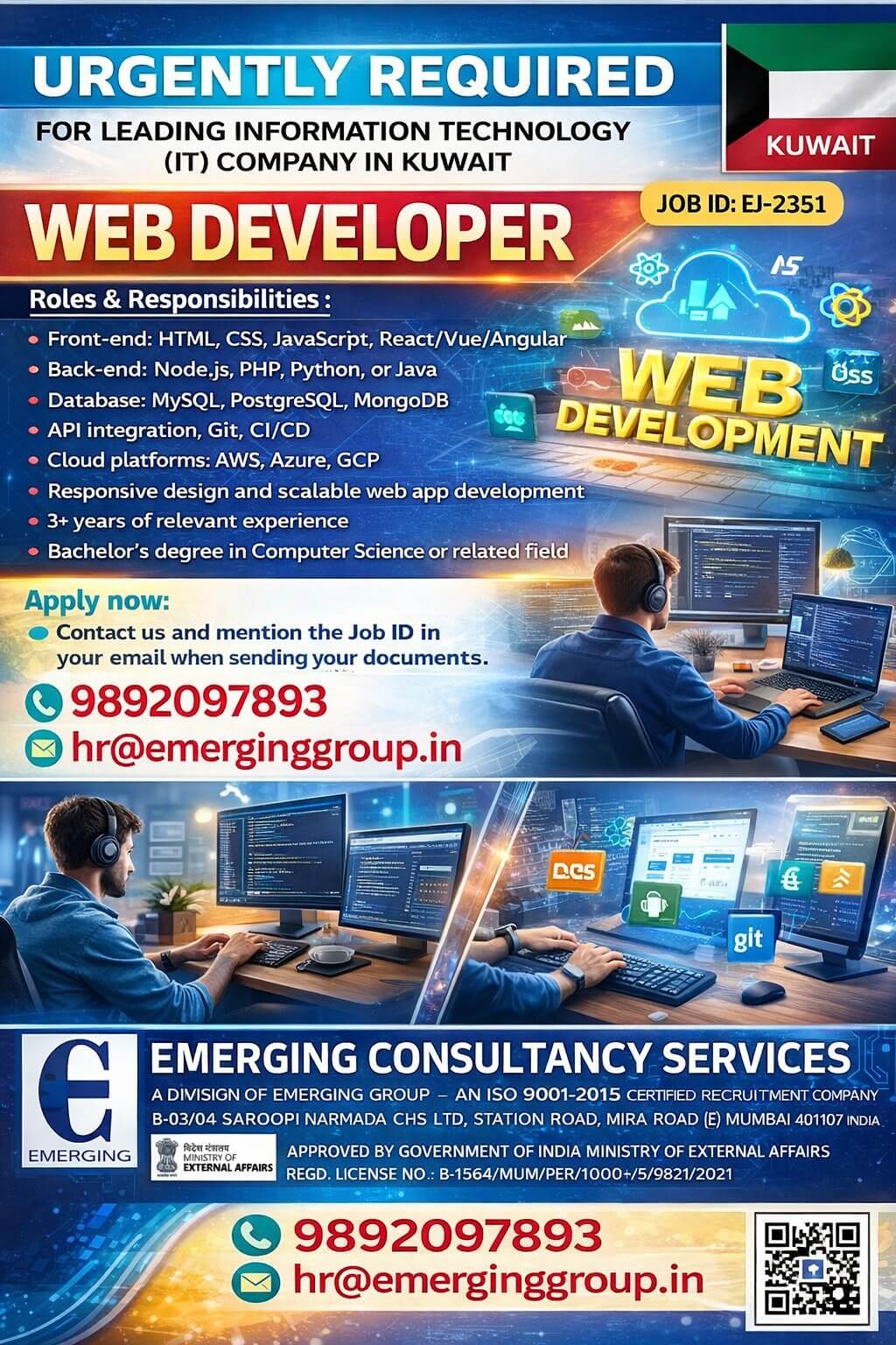 URGENTLY REQUIRED FOR KUWAIT