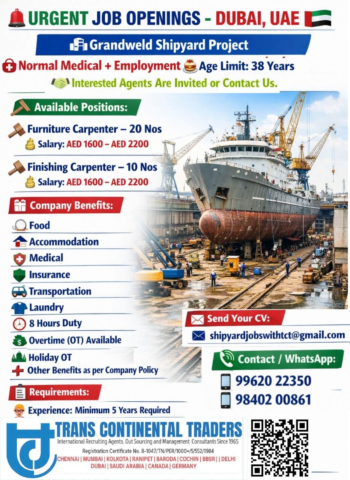 GRANDWELD SHIPYARD HIRING-DUBAI