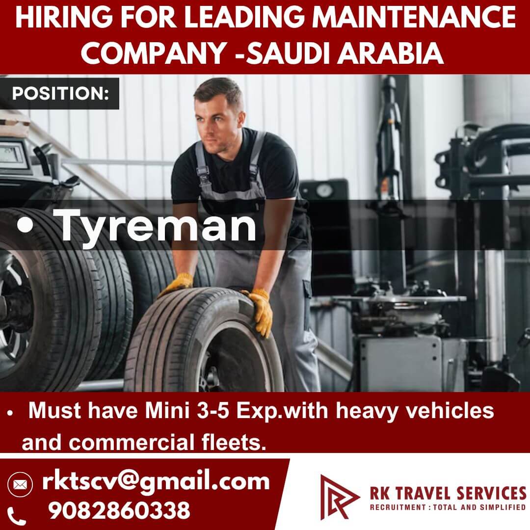 Hiring FOR Leading Maintenance Company -saudi arabia