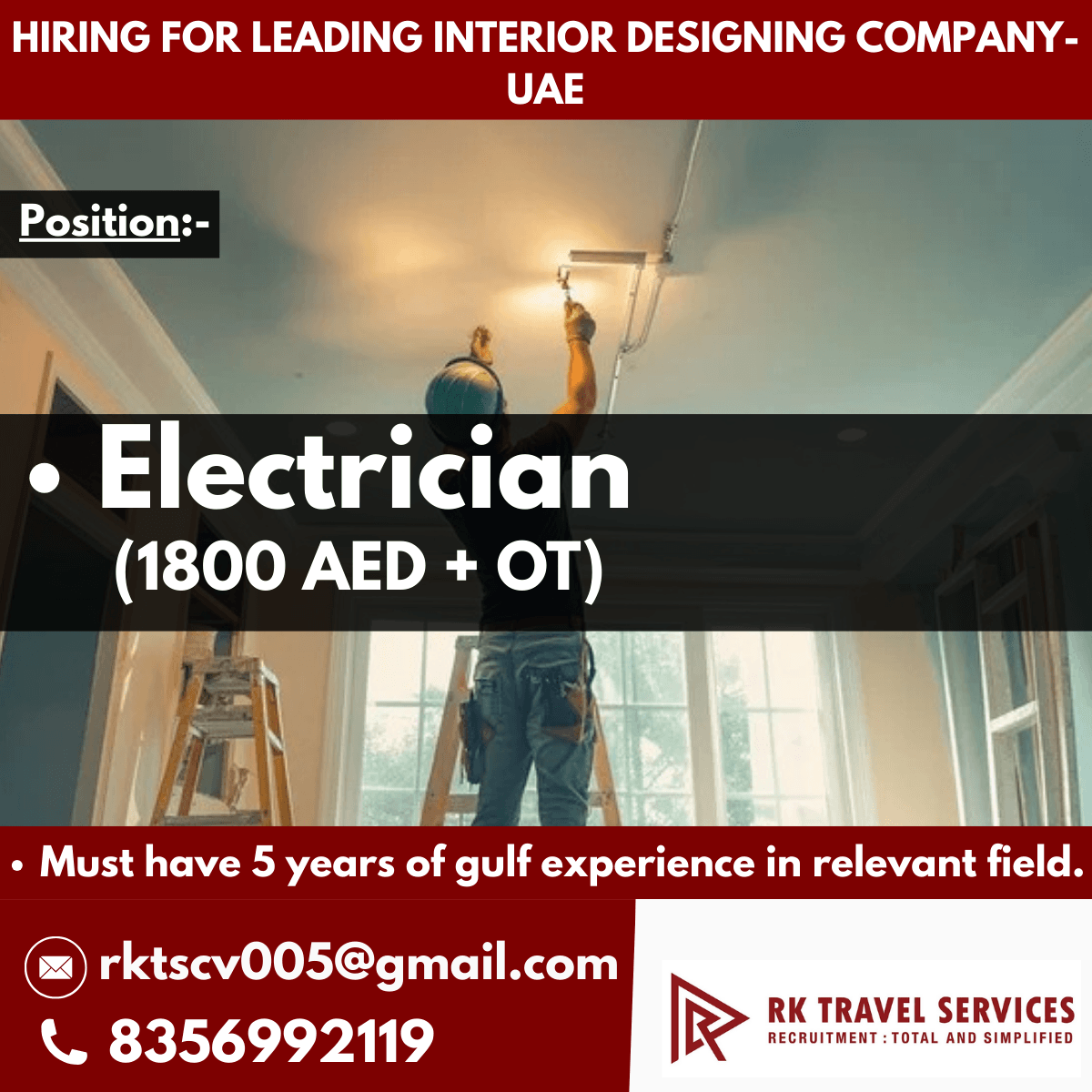 HIRING FOR LEADING INTERIOR DESIGNING COMPANY- UAE Position:-