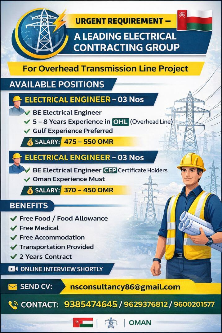 LEADING ELECTRICAL GROUP COMPANY REQUIREMENT OMAN