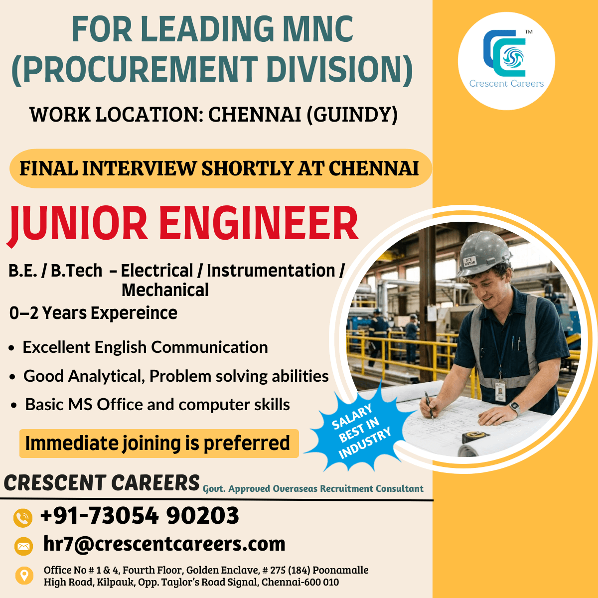 JUNIOR ENGINEER