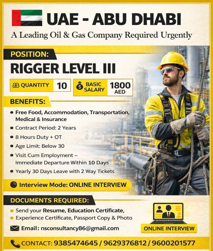 LEADING OIL&GAS COMPANY REQUIRED FOR ABU DHABI