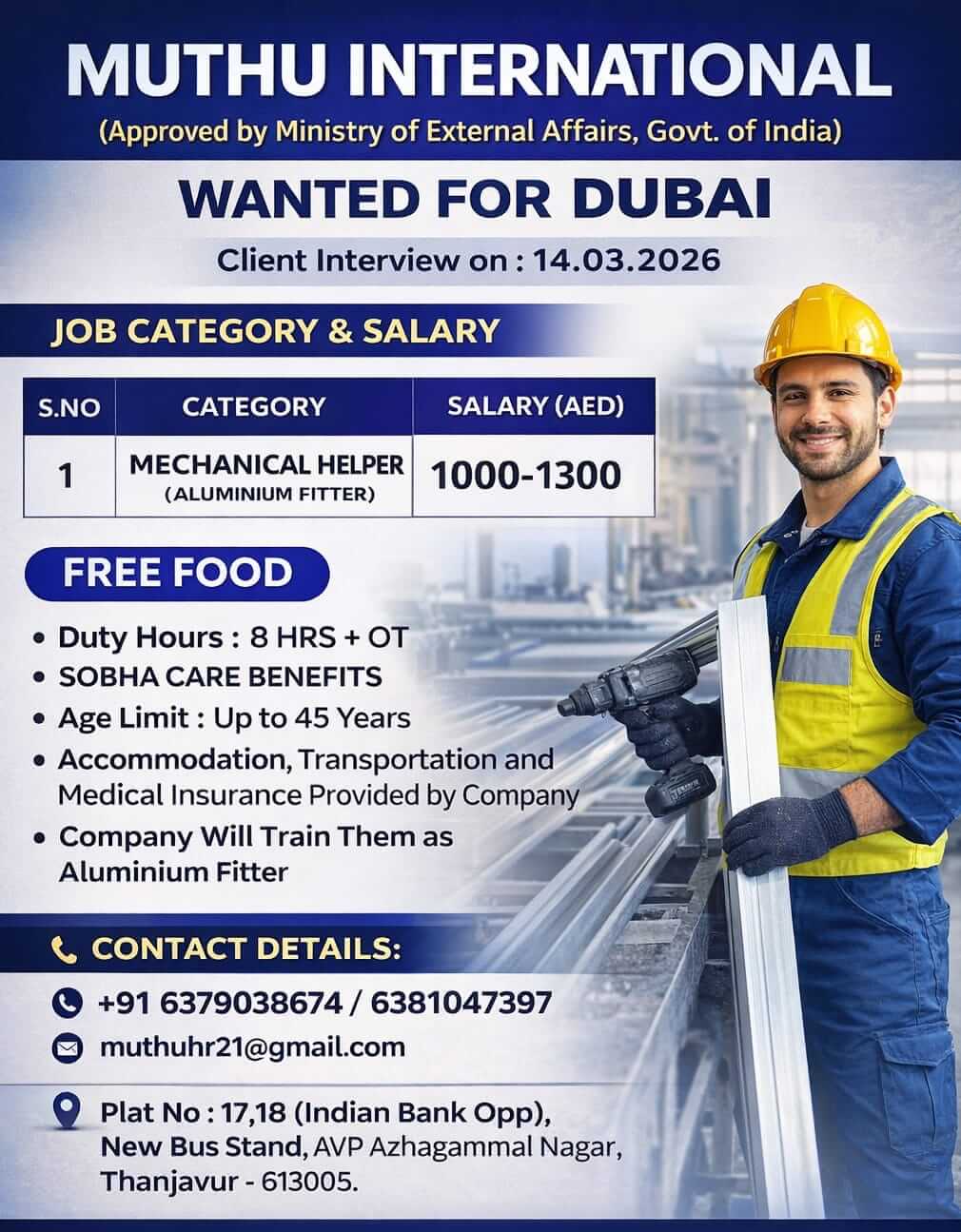 WANTED FOR DUBAI