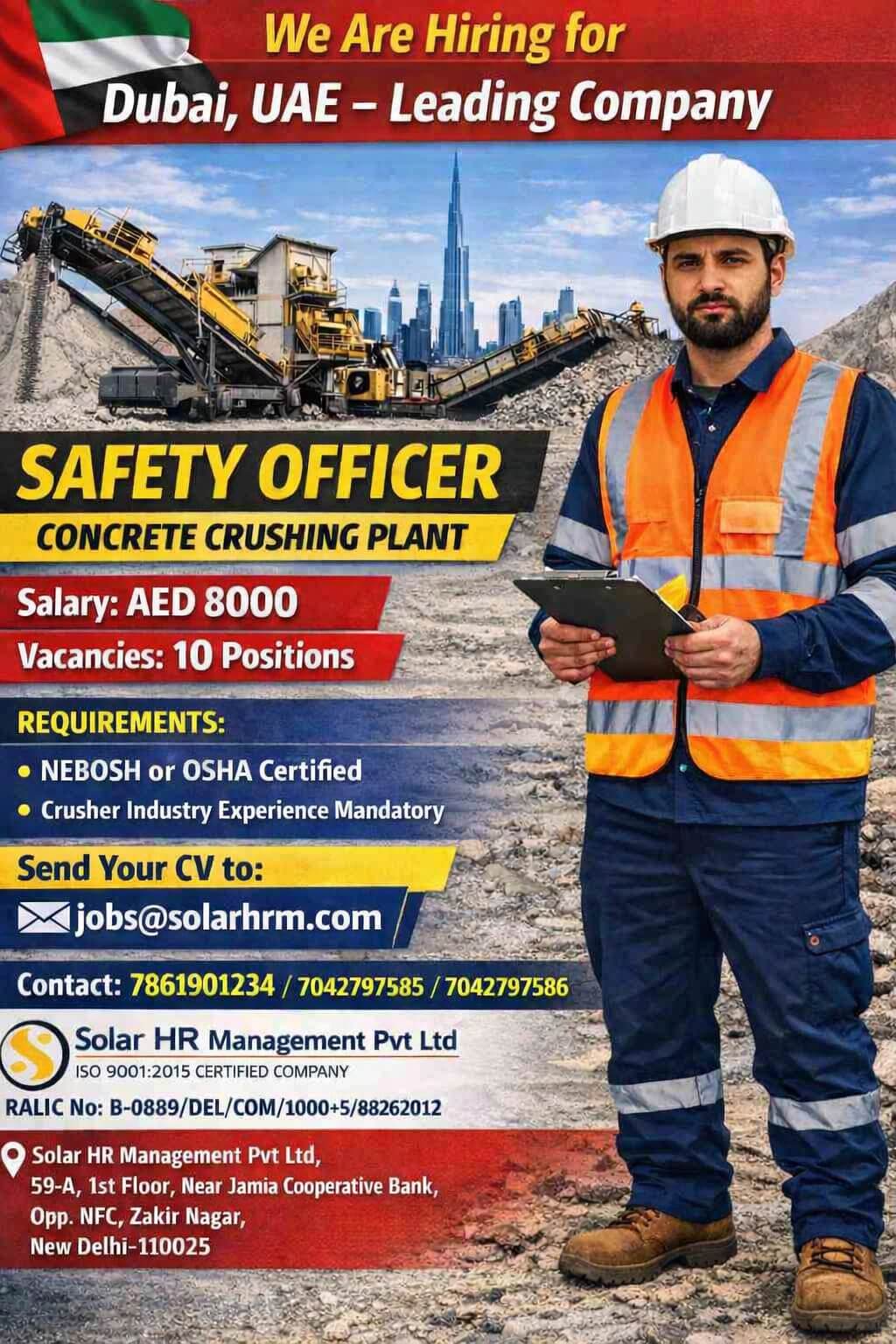 We are Hiring for UAE