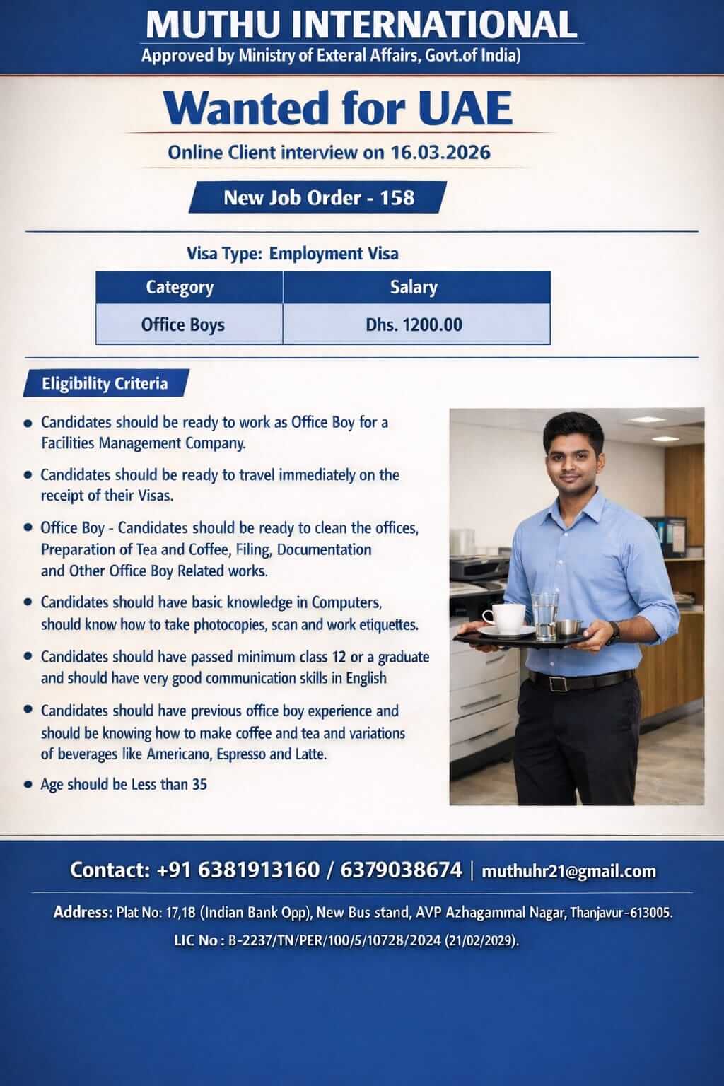 Wanted for UAE Wanted for UAE