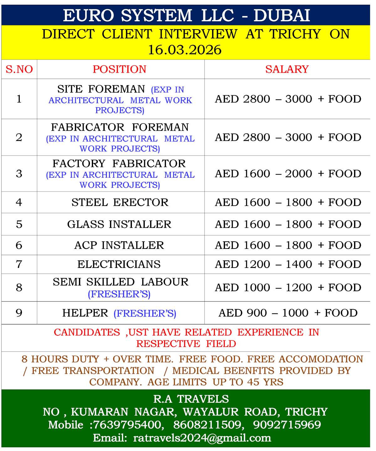 EURO SYSTEM LLC - DUBAI