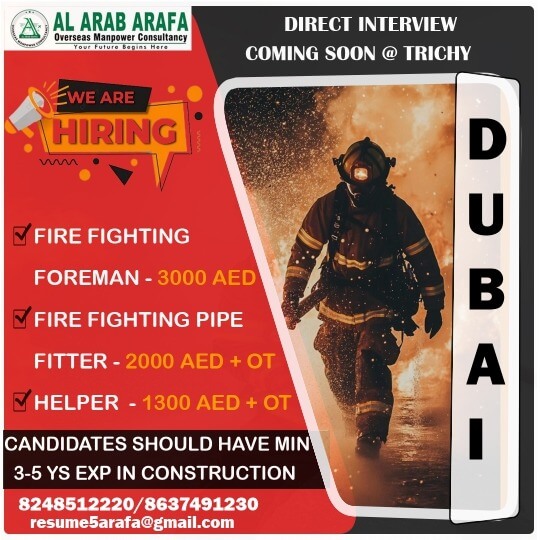 DIRECT INTERVIEW COMING SOON @TRICHY