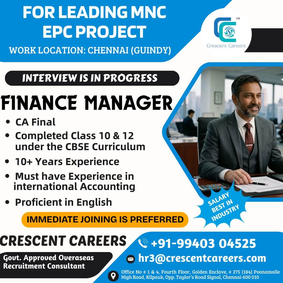 FINANCE MANAGER