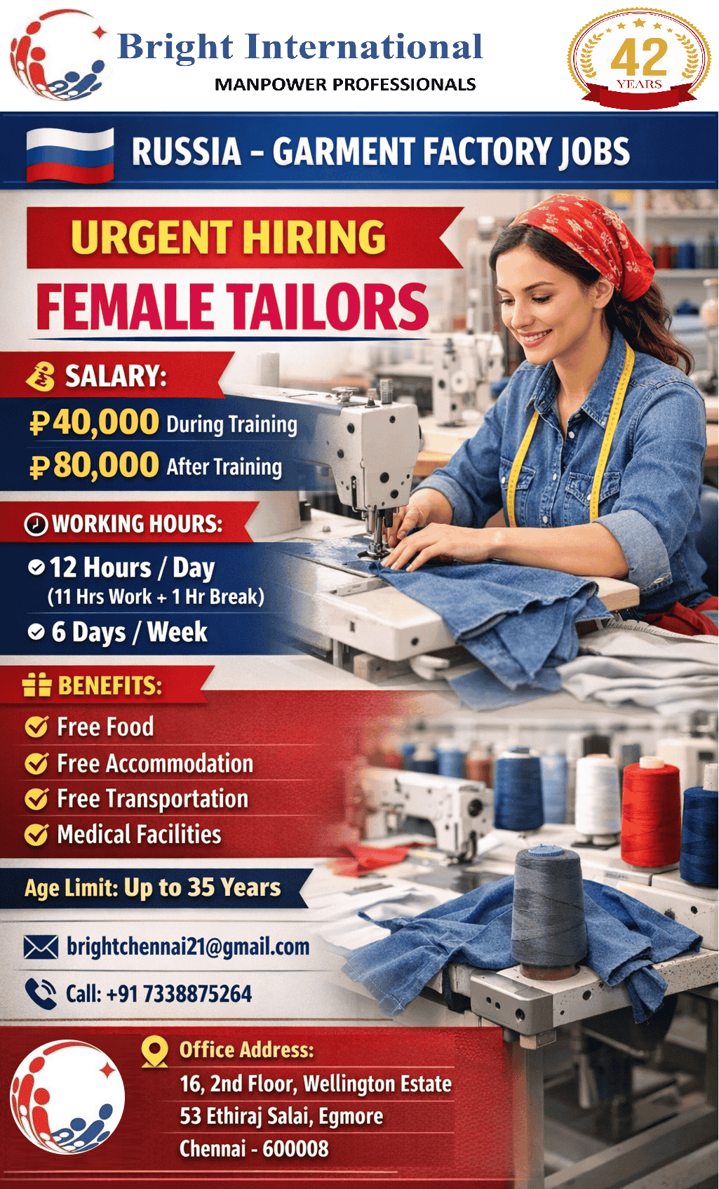 RUSSIA - LONG TERM REQUIREMENT RUSSIA - LONG TERM REQUIREMENT