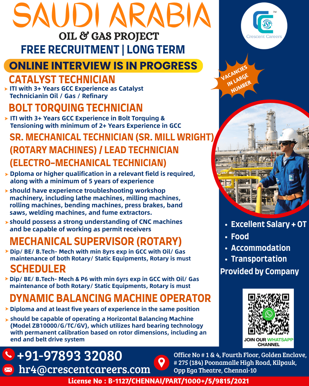 FREE RECRUITMENT FOR SAUDI ARABIA FREE RECRUITMENT FOR SAUDI ARABIA