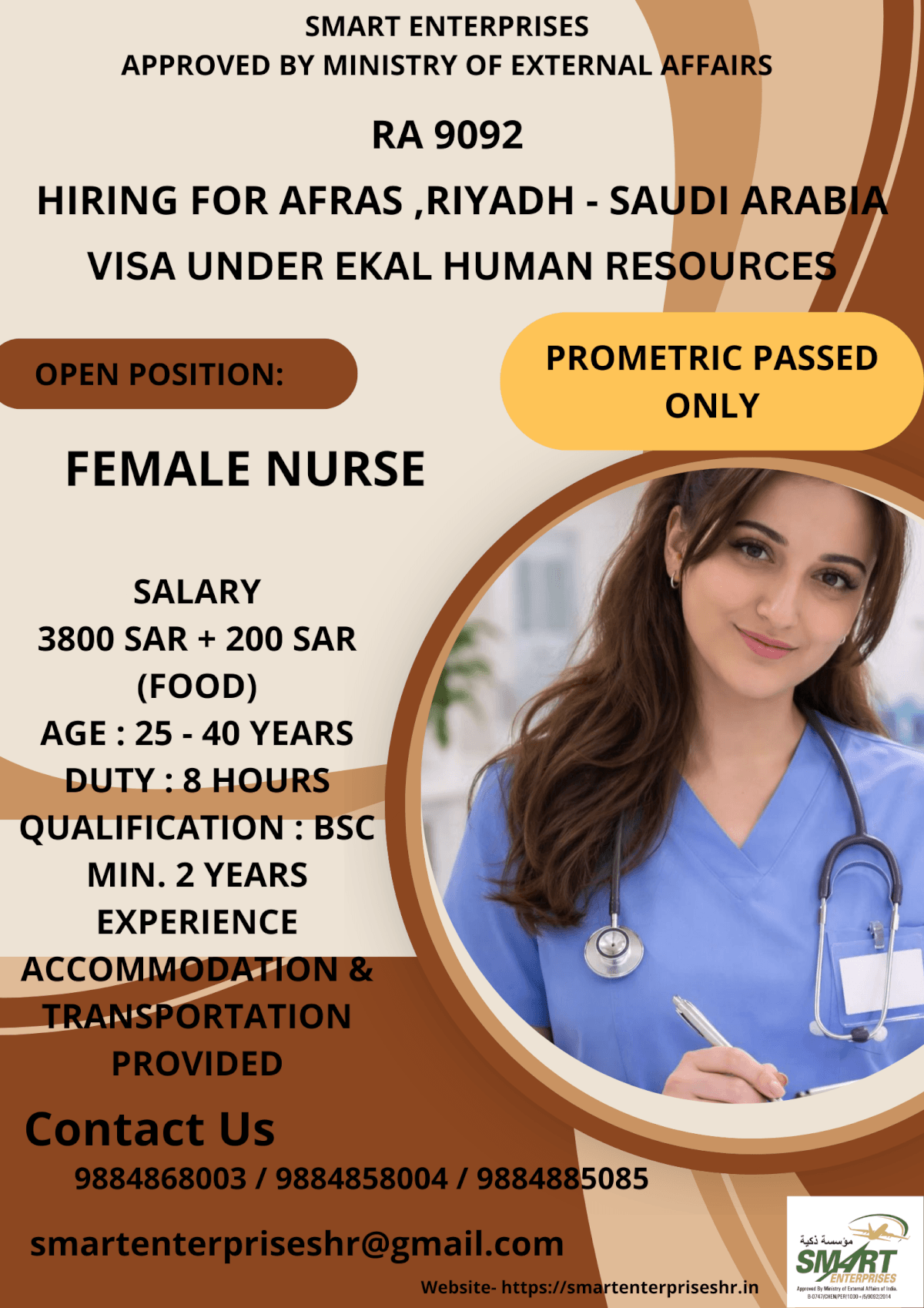 URGENT REQUIREMENT FOR SAUDI ARABIA URGENT REQUIREMENT FOR SAUDI ARABIA