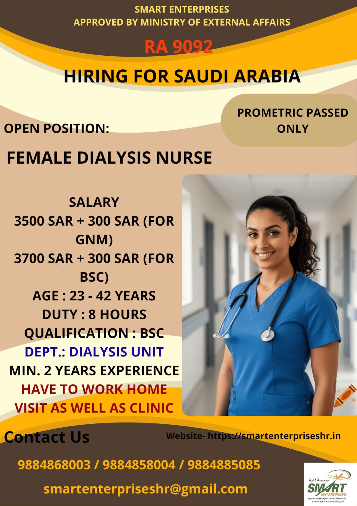 URGENT REQUIREMENT FOR SAUDI ARABIA URGENT REQUIREMENT FOR SAUDI ARABIA