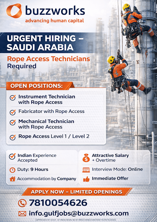 Hiring for Saudi Arabia