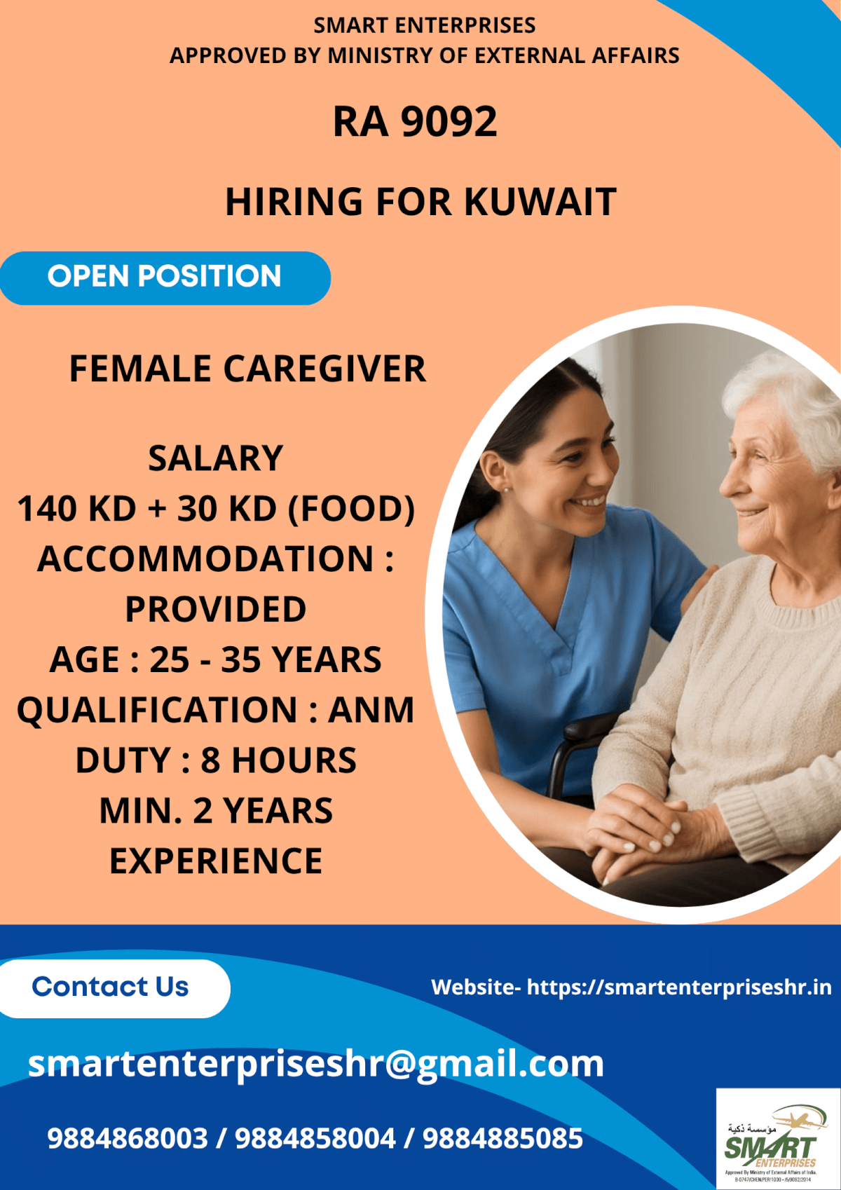 URGENT REQUIREMENT FOR KUWAIT