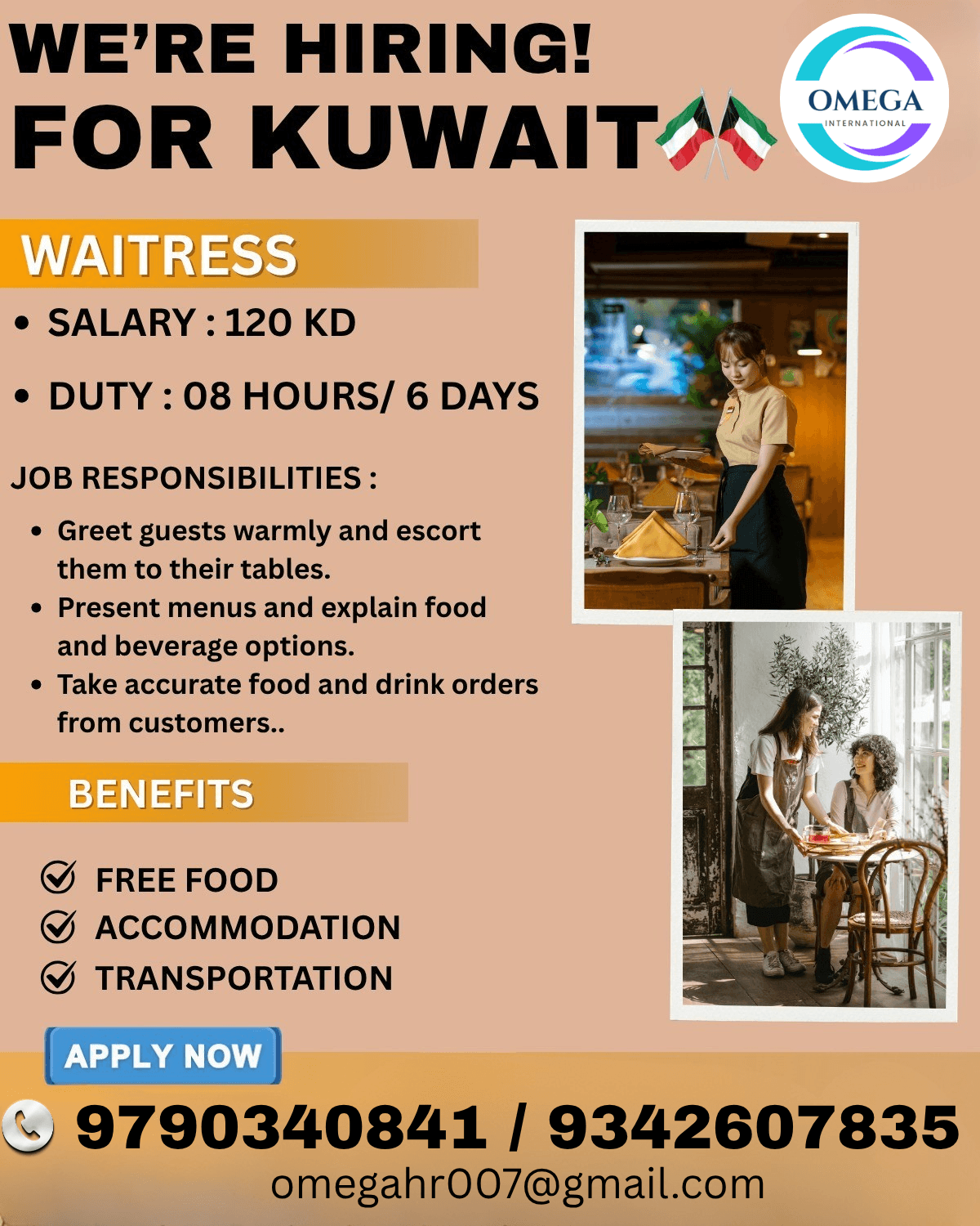 Hiring for Kuwait